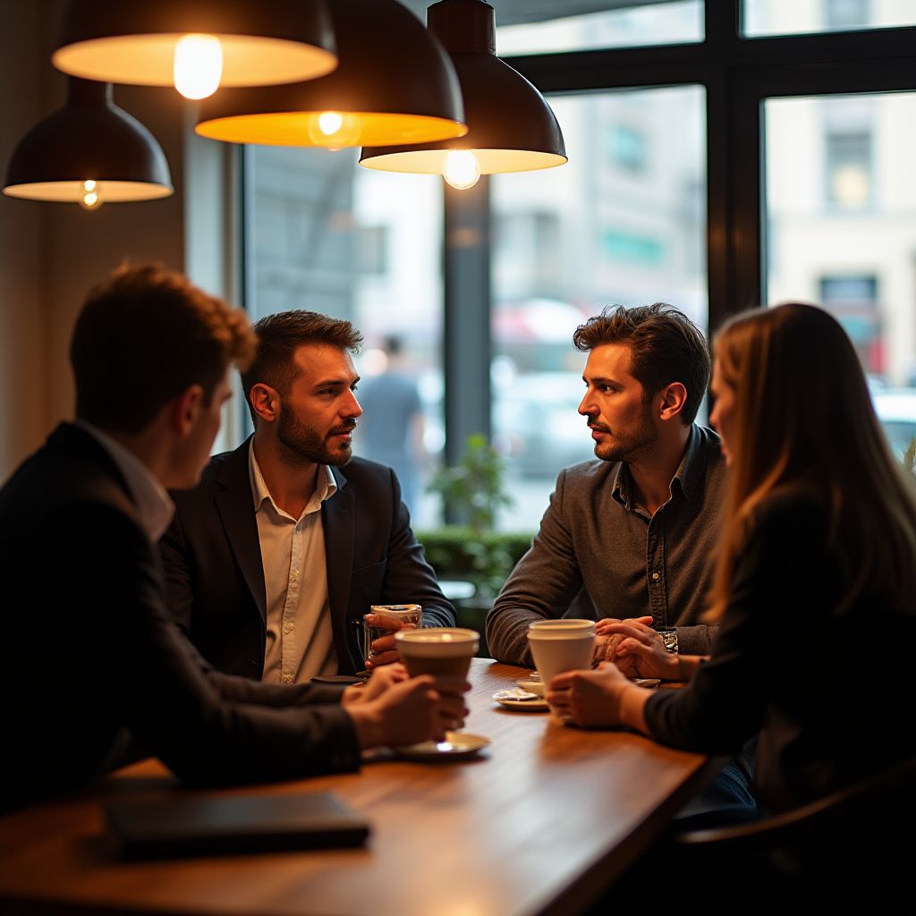 Fundadores en primera reunión de Psicología del Dinero Argentina