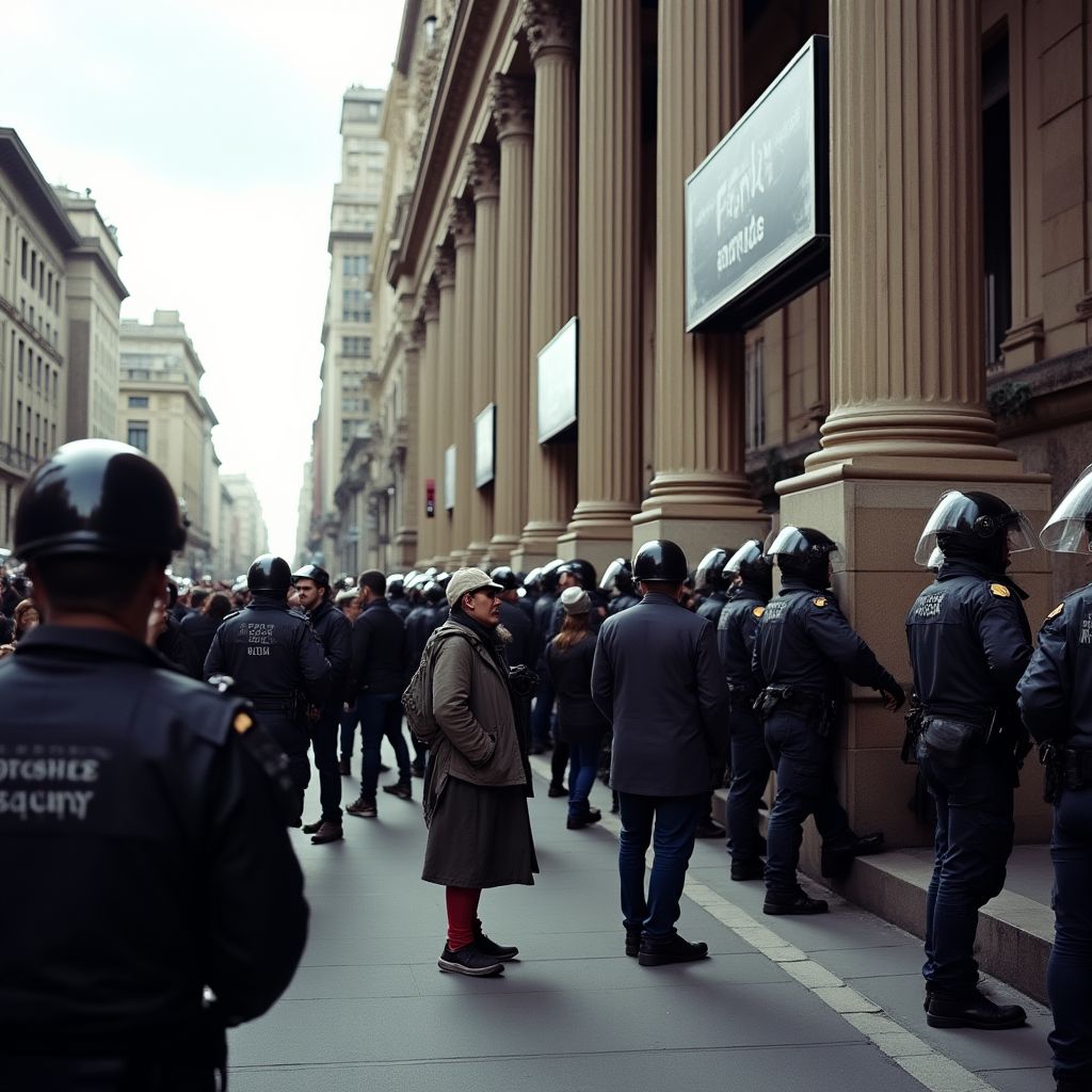 Protestas ciudadanas durante el corralito financiero